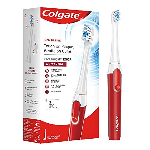 Colgate ProClinical 250R Whitening Battery Powered electric Toothbrush for adults – 1 Pc