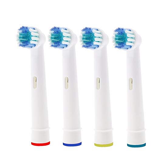 Designeez 4X Replacement Brush Heads For Oral-B Electric Toothbrush Fit Advance Power