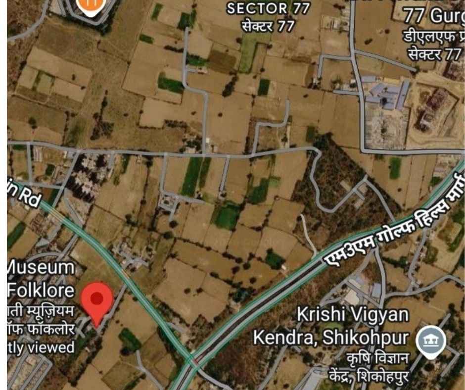Google Satellite Map - Urusvati Centre Sector 78