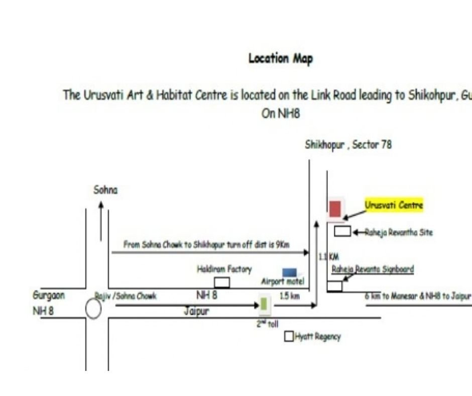 Location Map - Urusvati Centre Route Plan